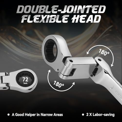 DISEN extended handle wrench reaching deep recessed bolts with less effort.