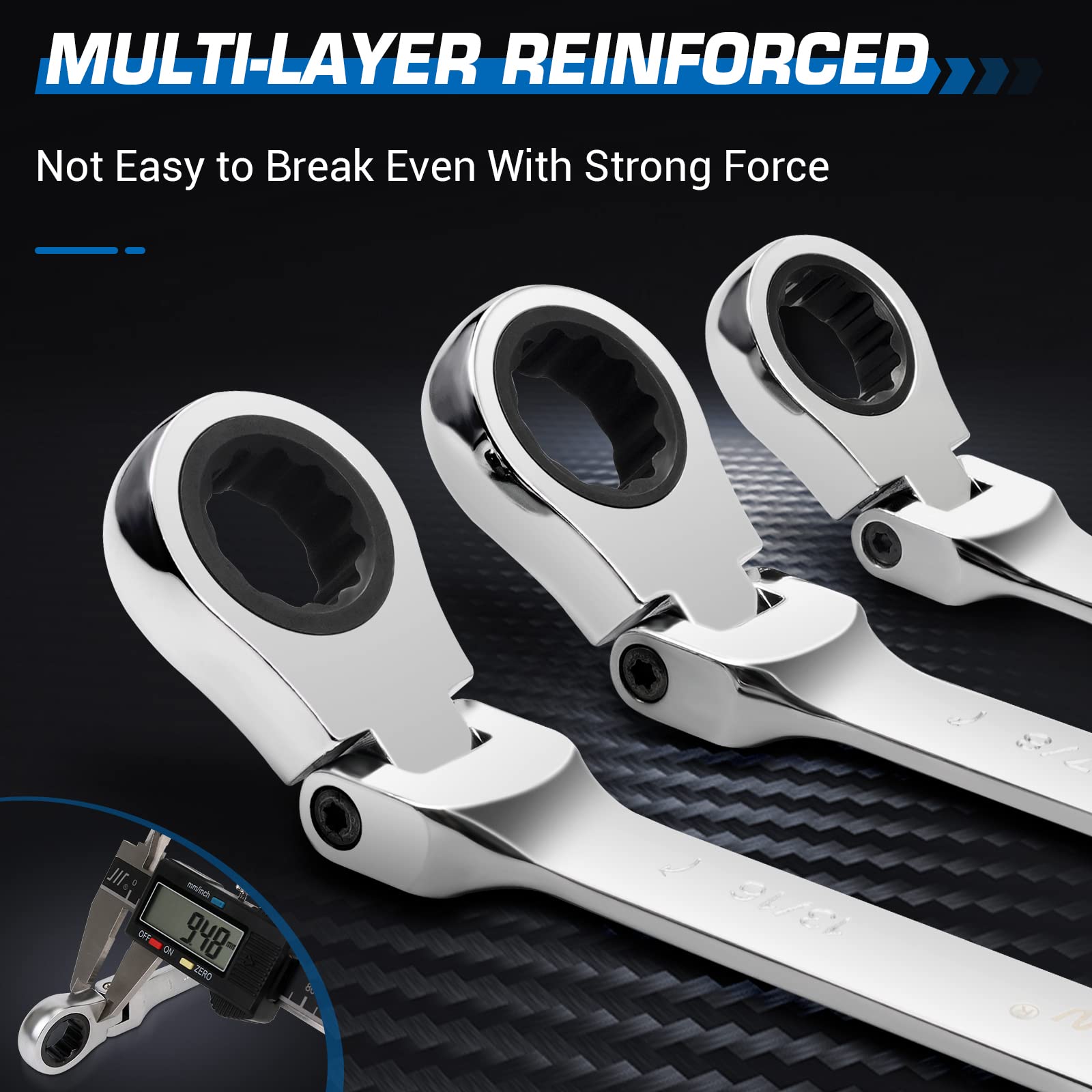 DISEN wrenches come with a durable pouch for organized, portable tool kits