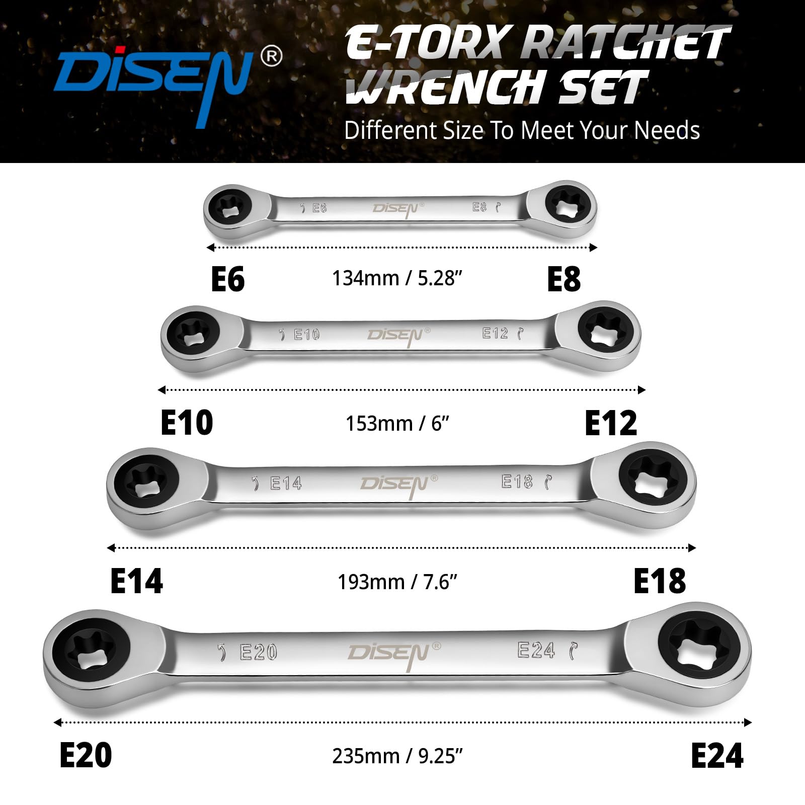 DISEN ergonomic grip with off-corner loading design reduces hand fatigue.