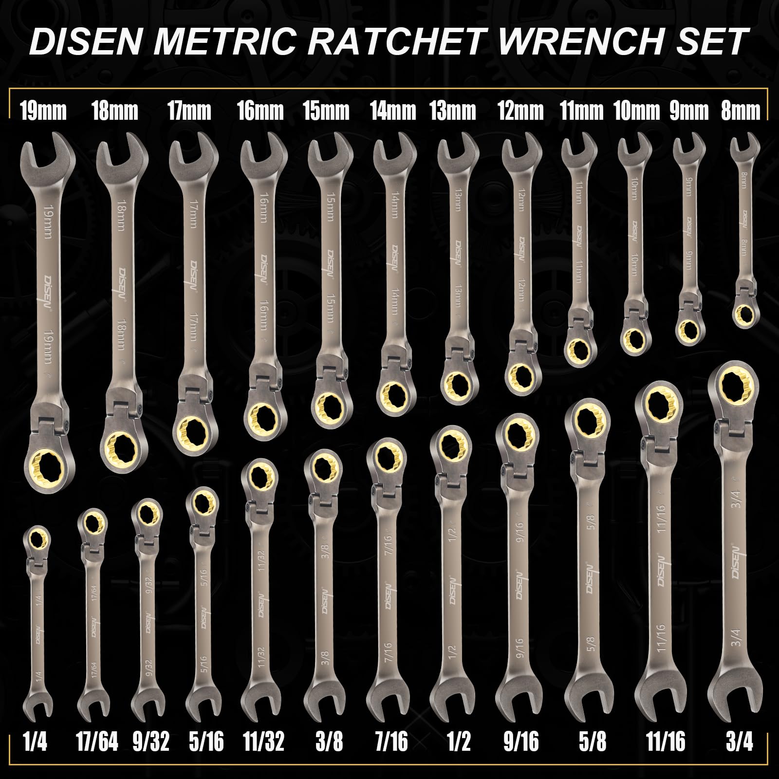 DISEN organizer rack keeps wrenches safe and portable for outdoor work.