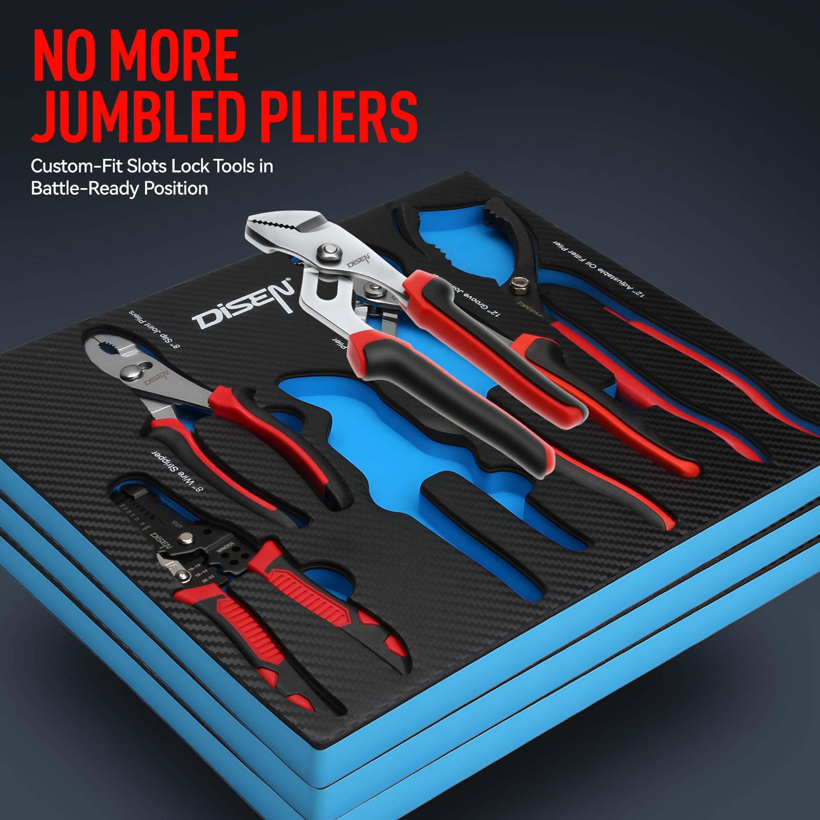 DISEN wire cutter 8in with sharp jaws for clean cuts