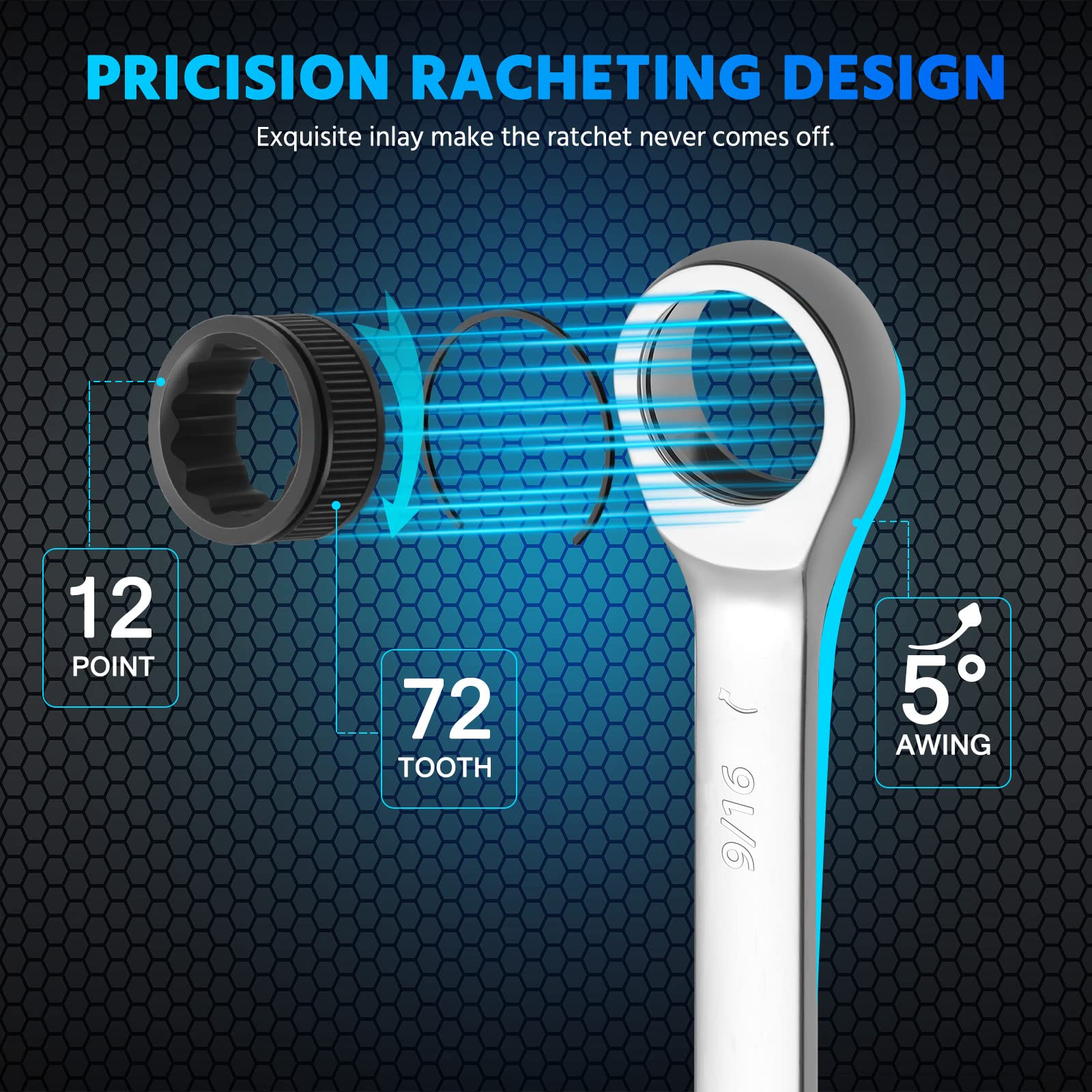 DISEN wrench open-end and box-end combination ready for diverse tasks