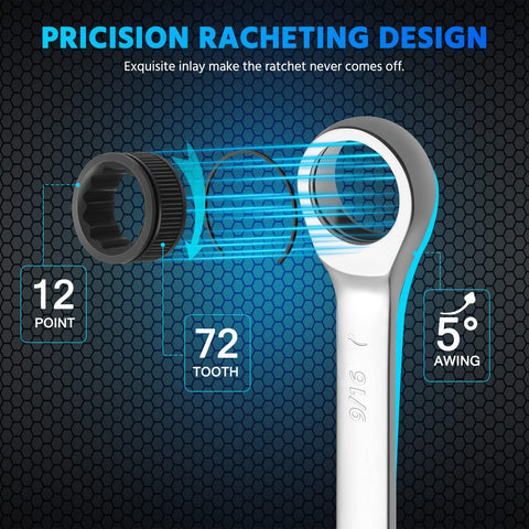 DISEN wrench open-end and box-end combination ready for diverse tasks