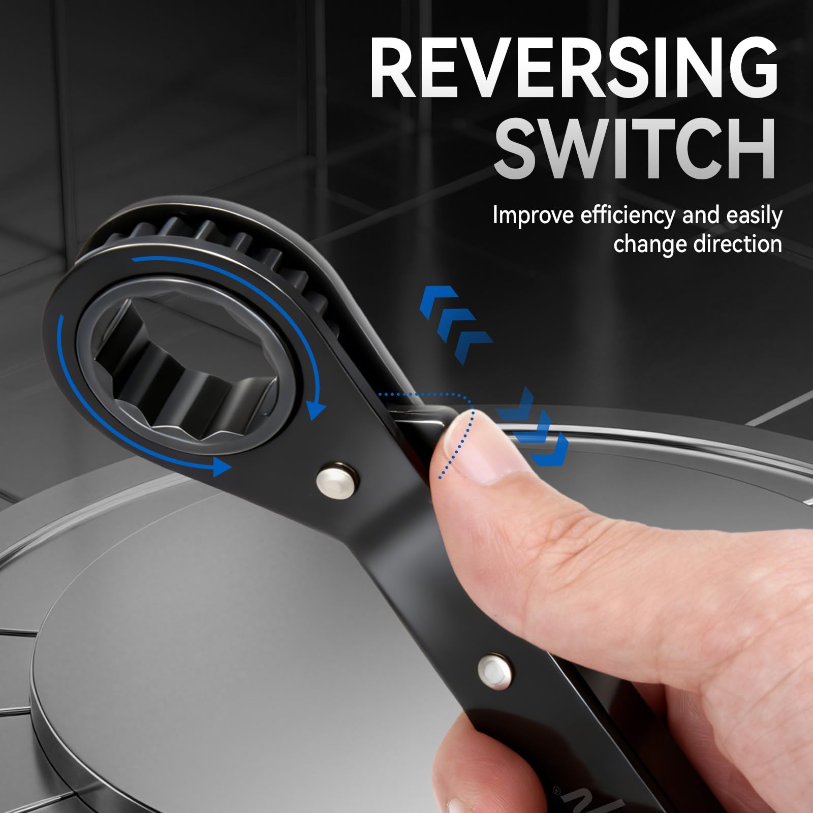 DISEN rivet-reinforced handle adds durability against heavy use.