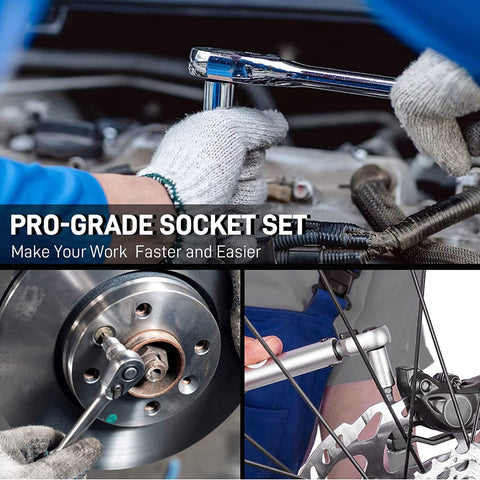 Disen sockets fit torque wrenches and impact drivers securely