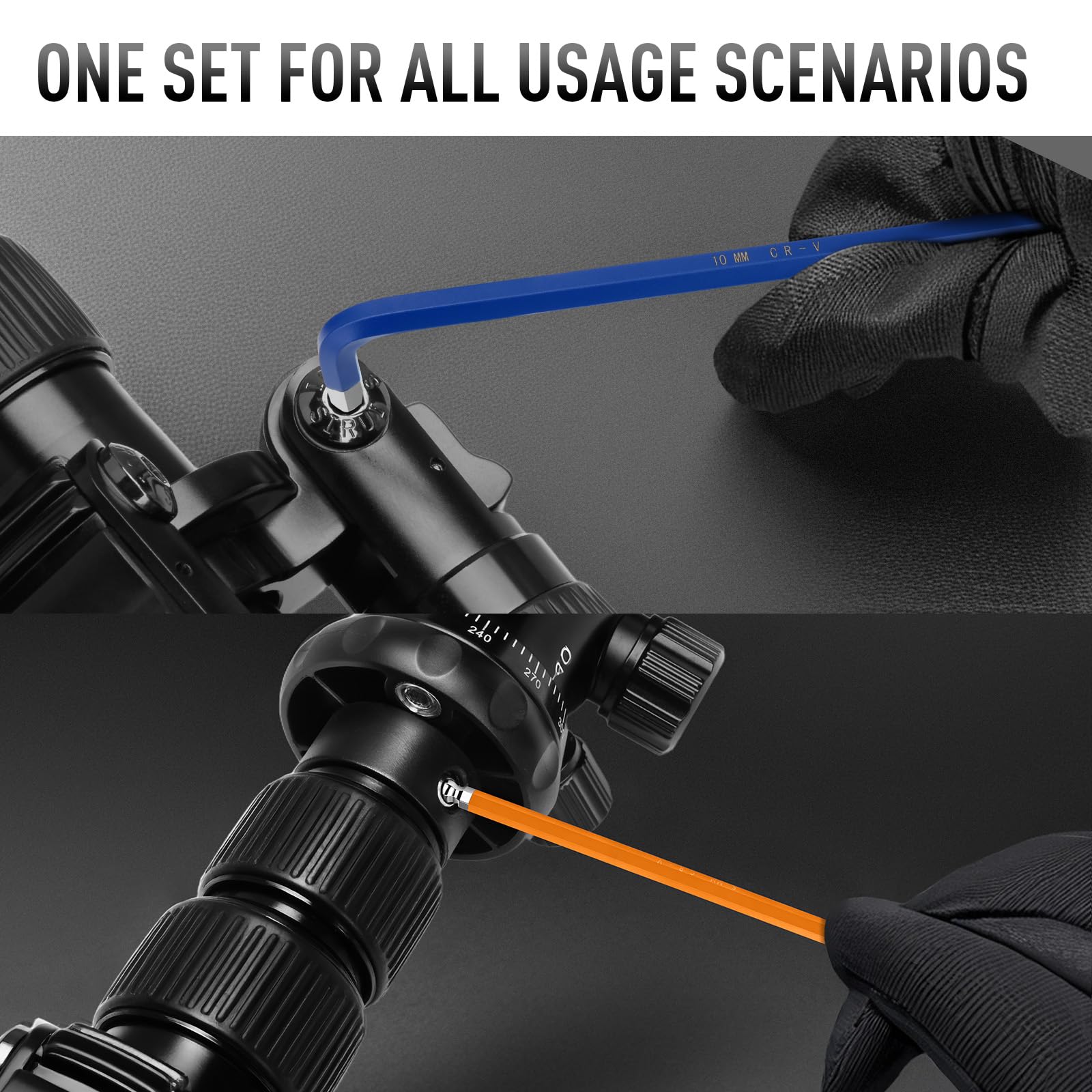 DISEN organized hex keys for neat tool storage