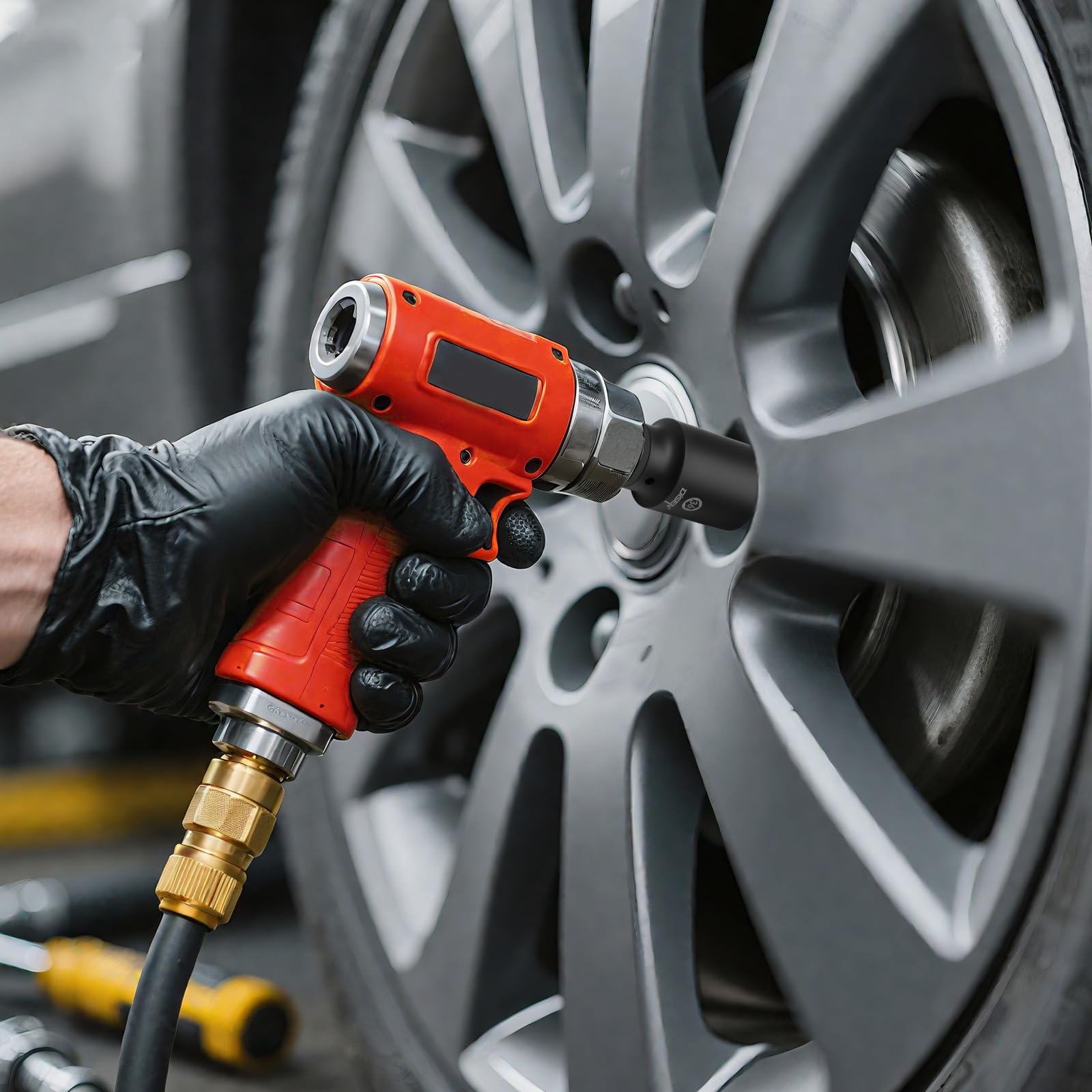 DISEN wheel service socket aids lug nut removal efficiently.