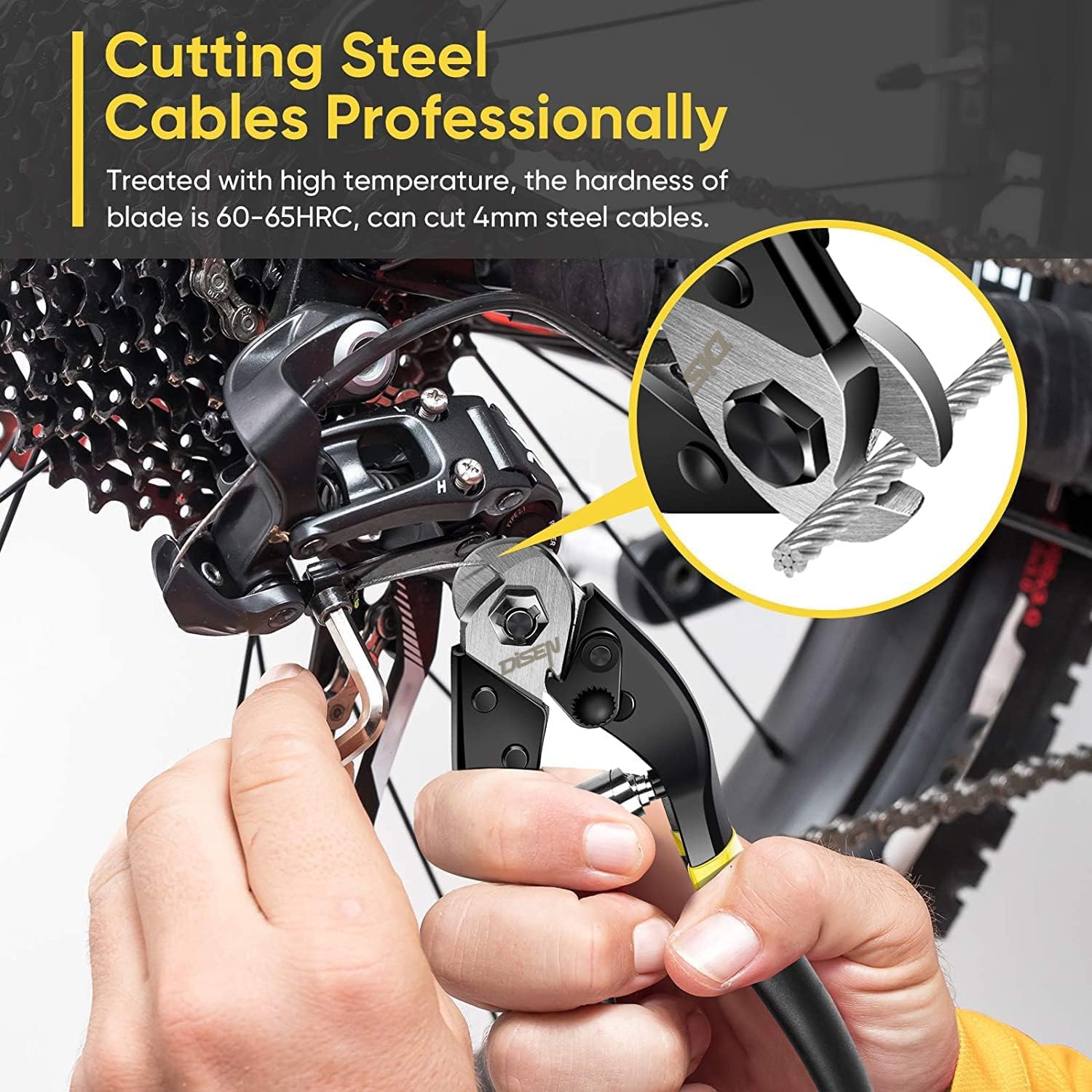 Aluminum wire rope sleeves included for secure crimping