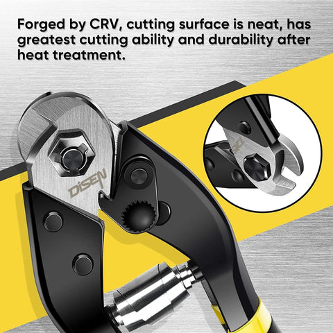 Spring-loaded mechanism enables quick, repeated cuts