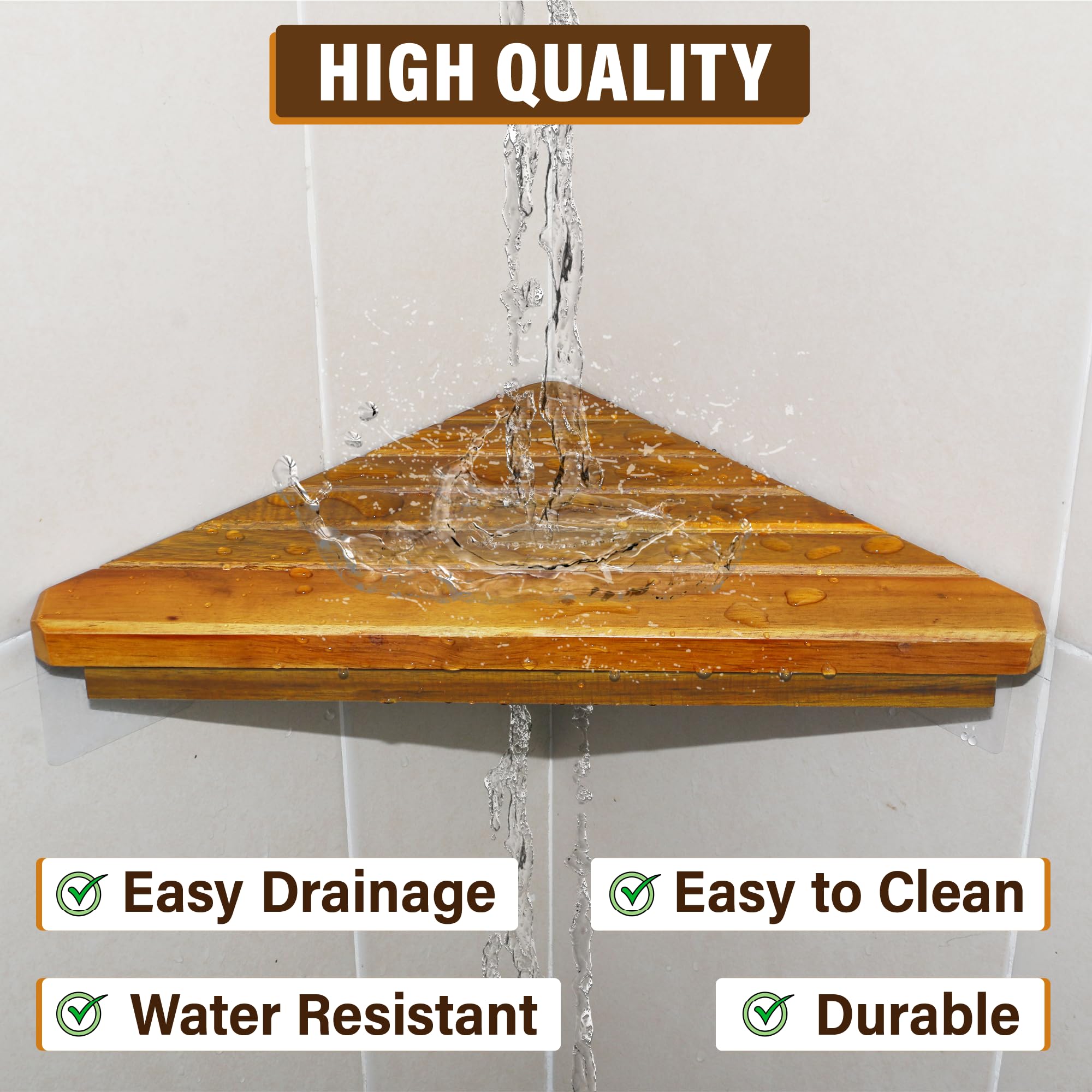 DITAVN bathroom storage solution keeps essentials off surfaces.