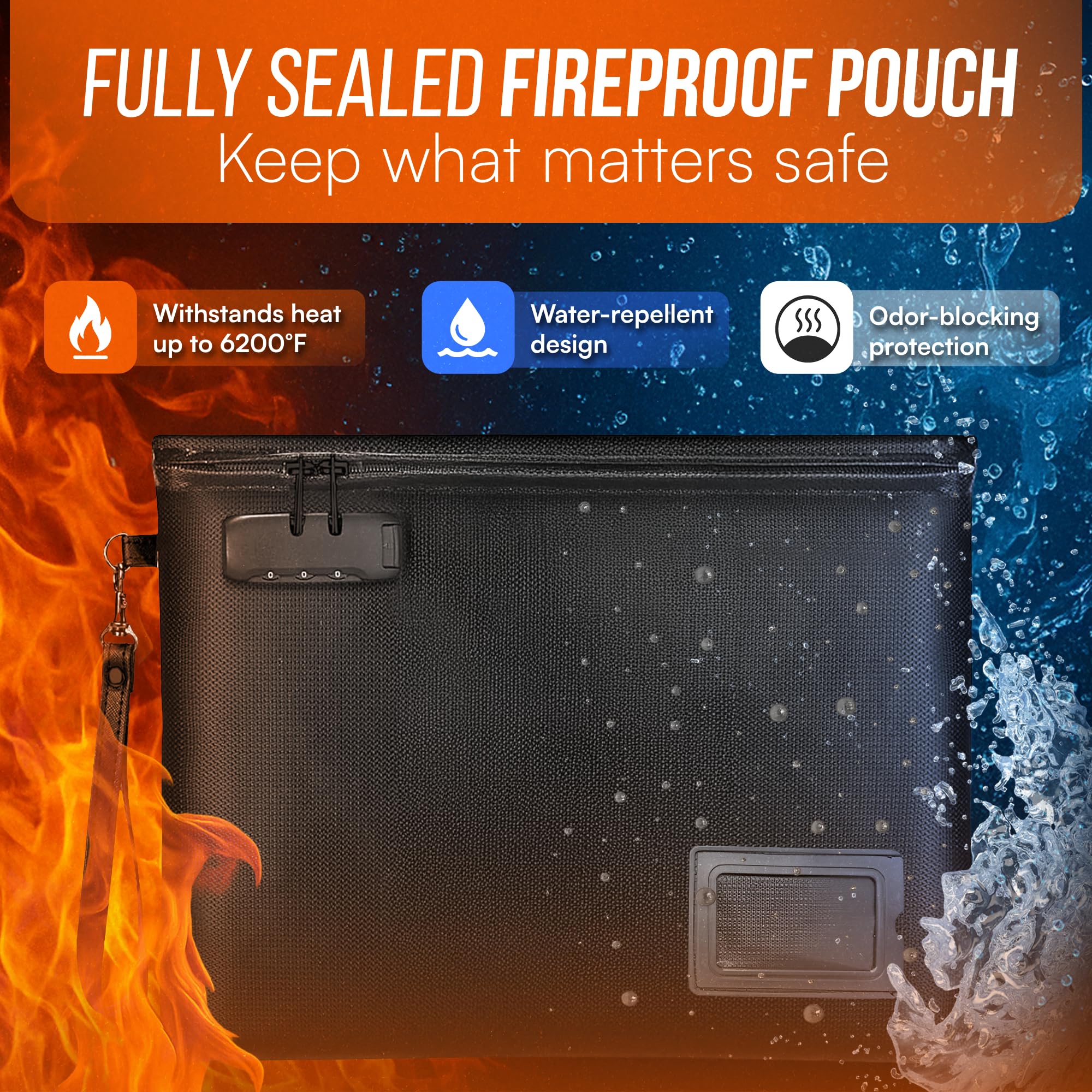 DITT BESTE VALG fireproof bag gift-ready design for weddings or graduations