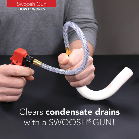 Diversitech SG-1 Swoosh Drain Gun packaging ready for storage or shipment