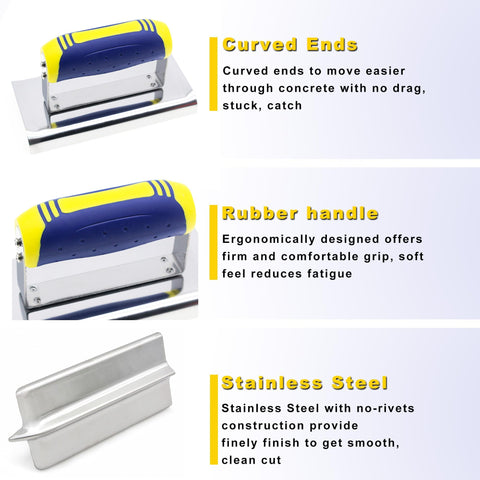 DIXIANG 3-piece concrete tool set for DIY masonry projects