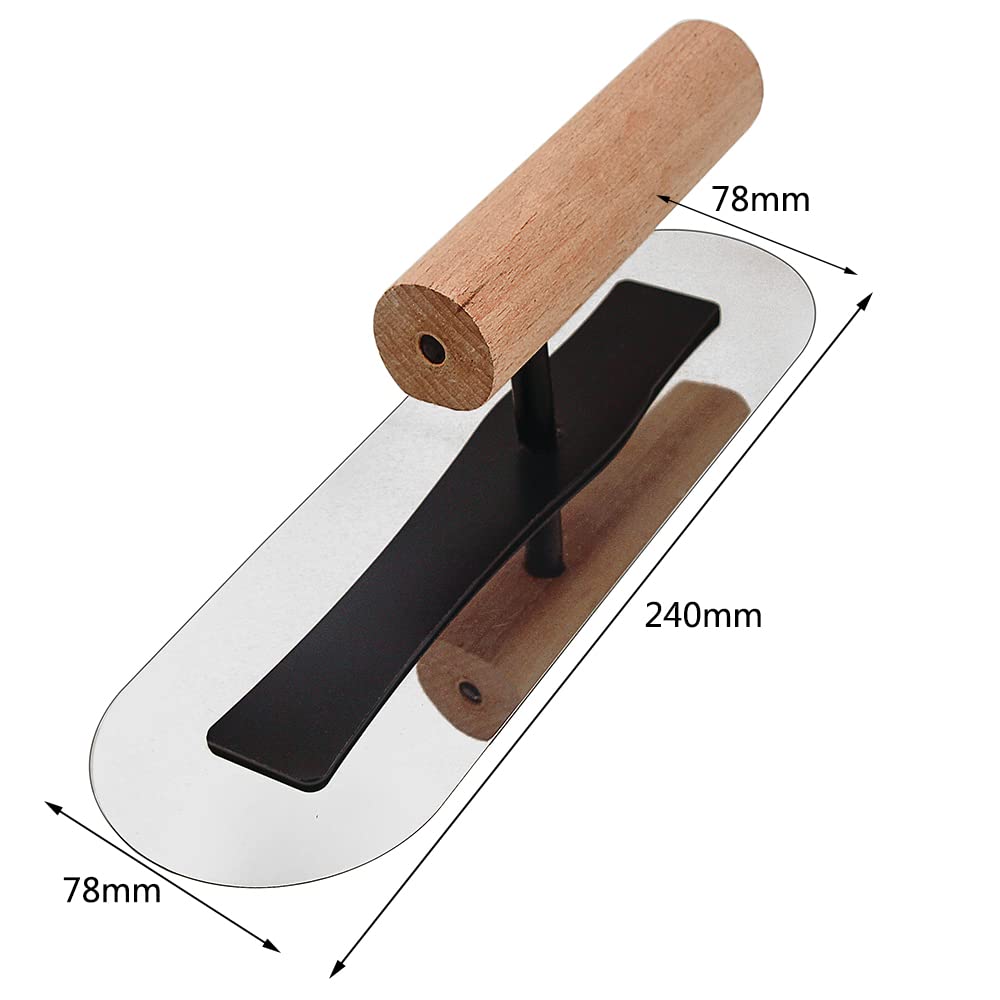 DIXIANG pointed toe trowel reaching tight interior corners with precision.