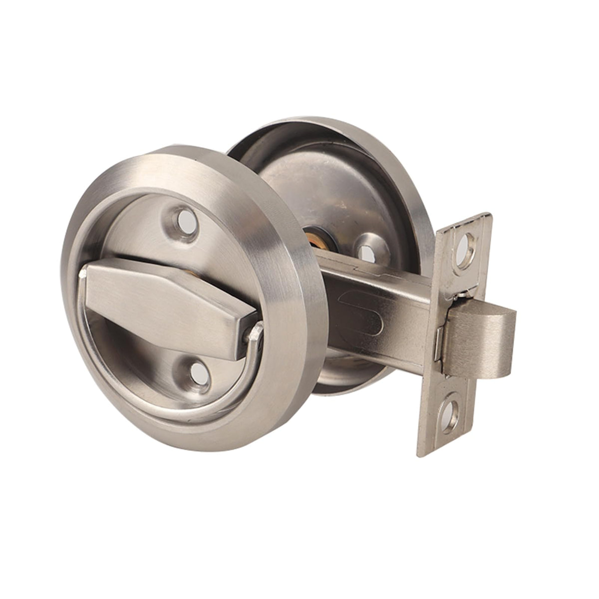 Dixiao hidden recessed cup door lock front view improves interior aesthetics and security.