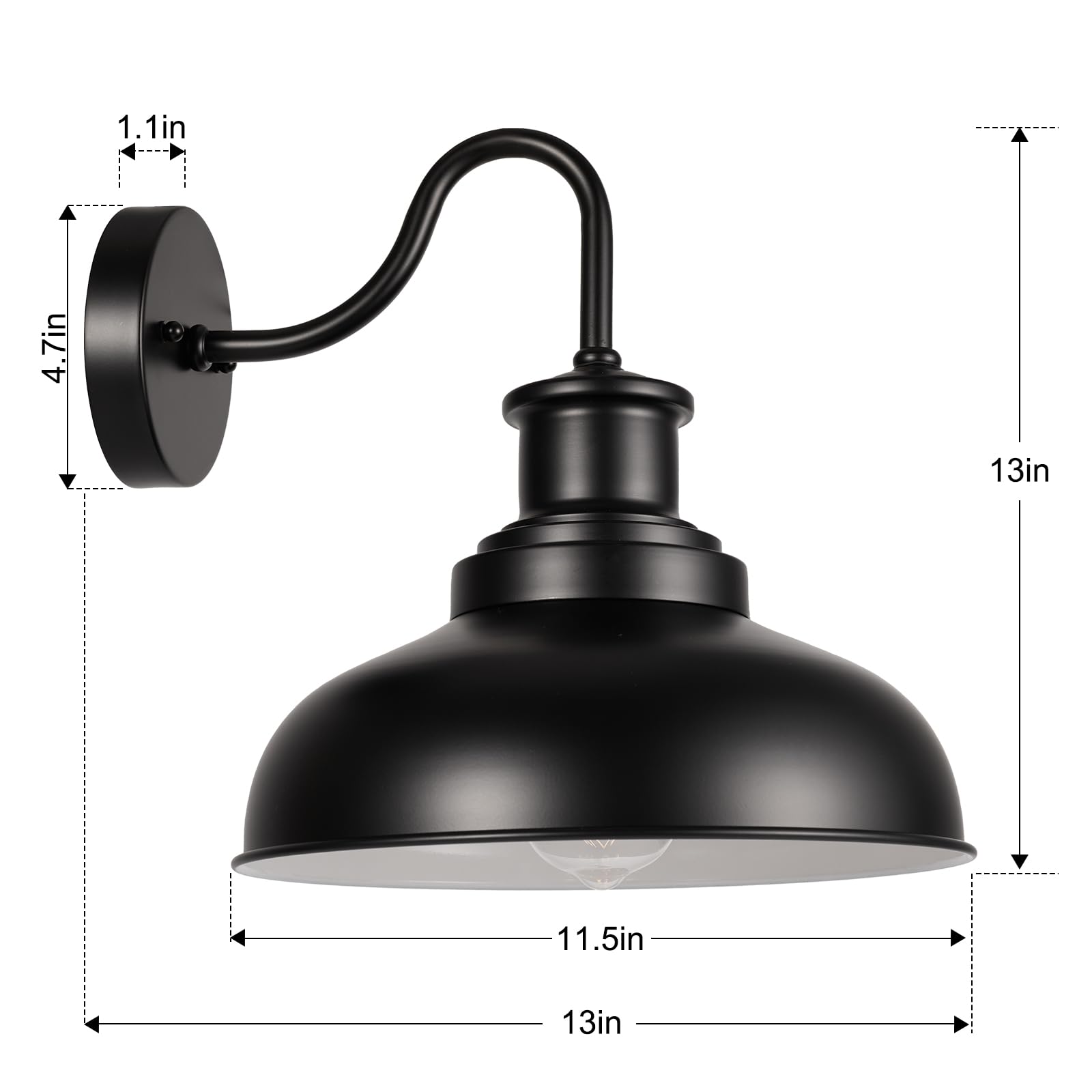 Diyel anti-rust metal outdoor light maintains finish in harsh weather.