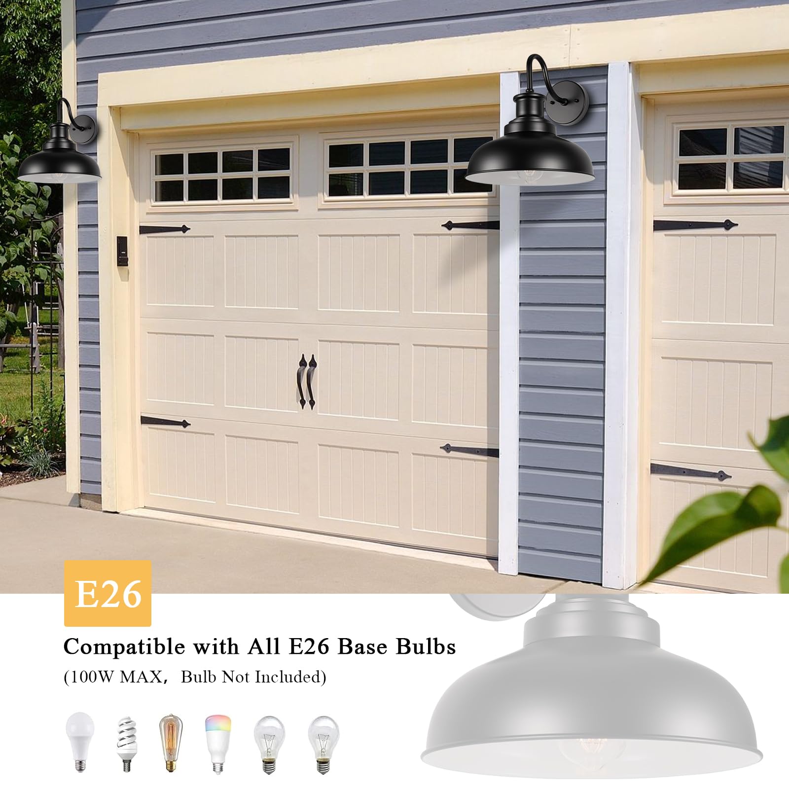 Diyel weatherproof outdoor wall lamp withstands rain and sun with reliable performance.
