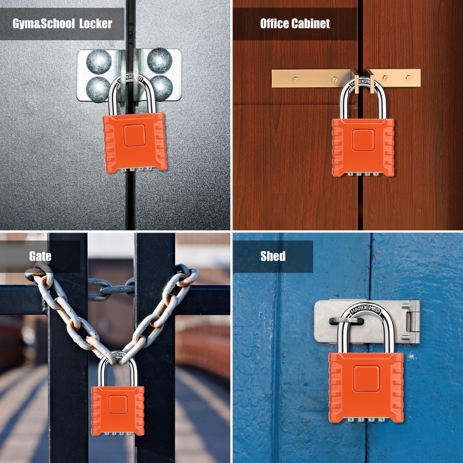 Diyife compact 270g padlock designed for easy carrying and storage