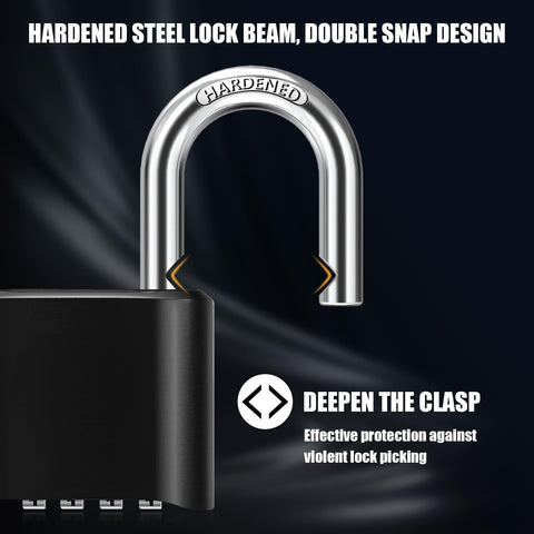 Diyife hardened steel shackle close-up demonstrating strength for outdoor use