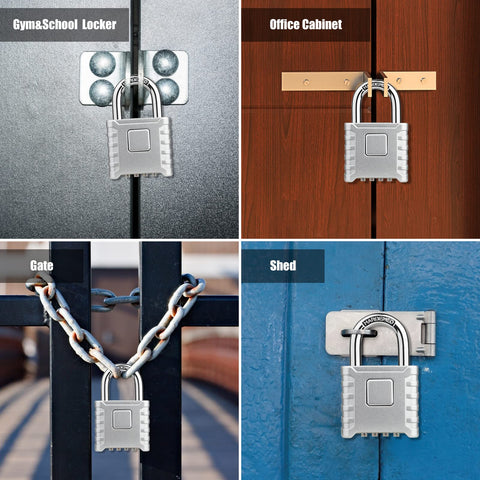 Diyife lightweight 270 g padlock fits easily in bags