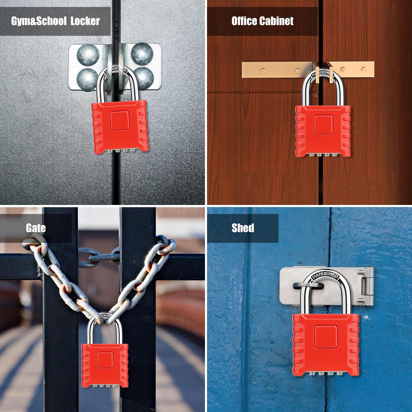 Diyife outdoor padlock suitable for garden gates and fences.