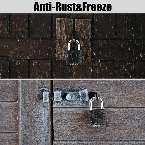 Diyife padlock corrosion resistance shown after salt spray testing