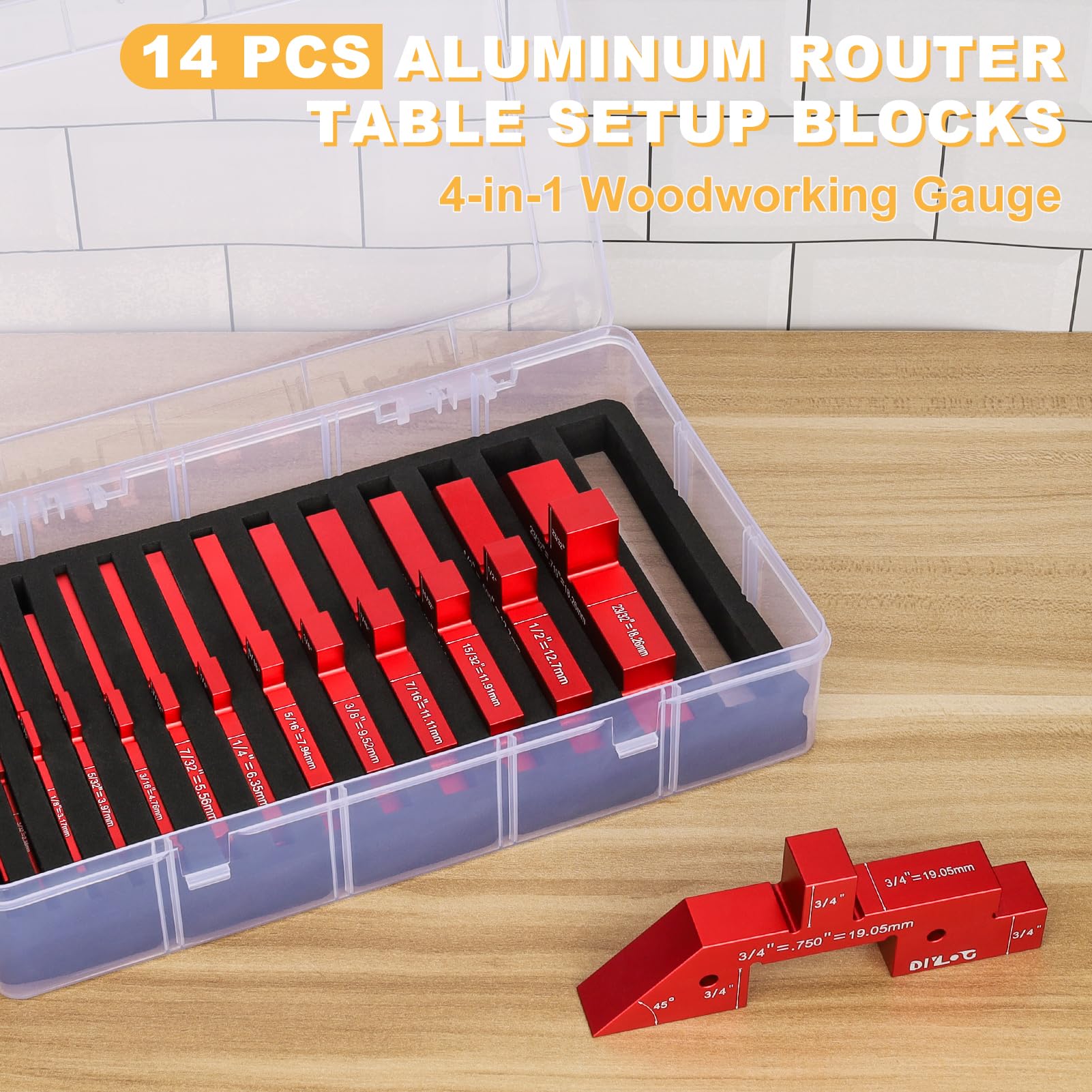 Diylog blocks offer multi-surface compatibility for router tables and more.