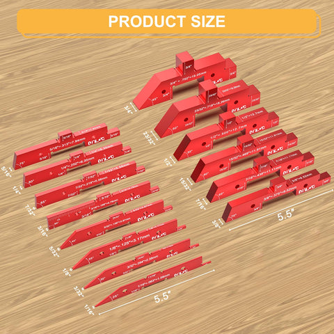 Diylog durable anodized blocks resist wear for lasting accuracy.