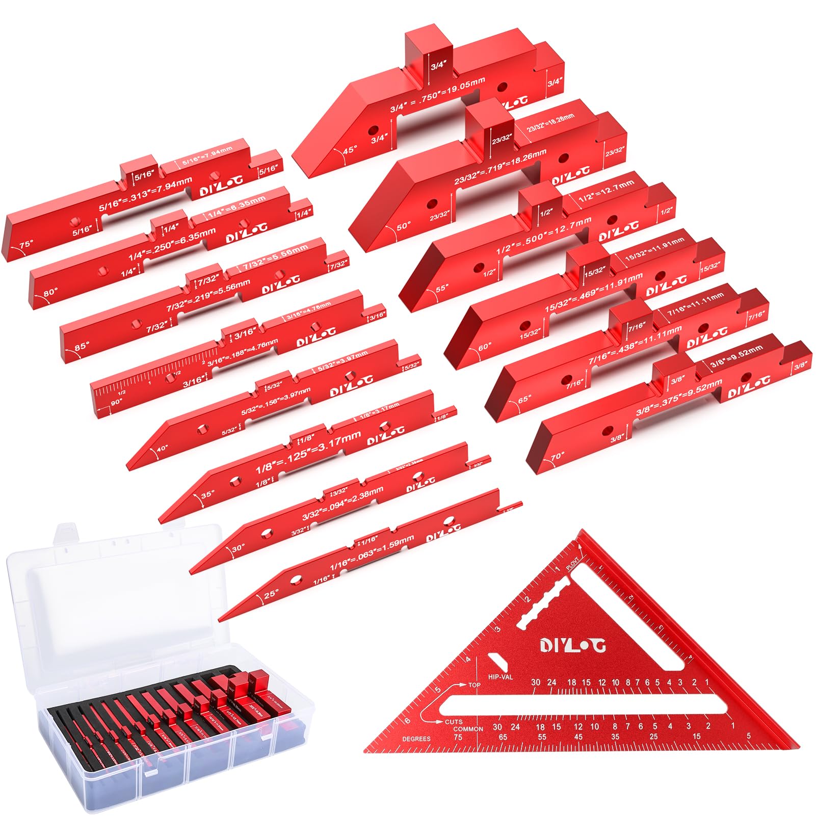 Diylog router table setup bars provide precise spacing for routing tasks.