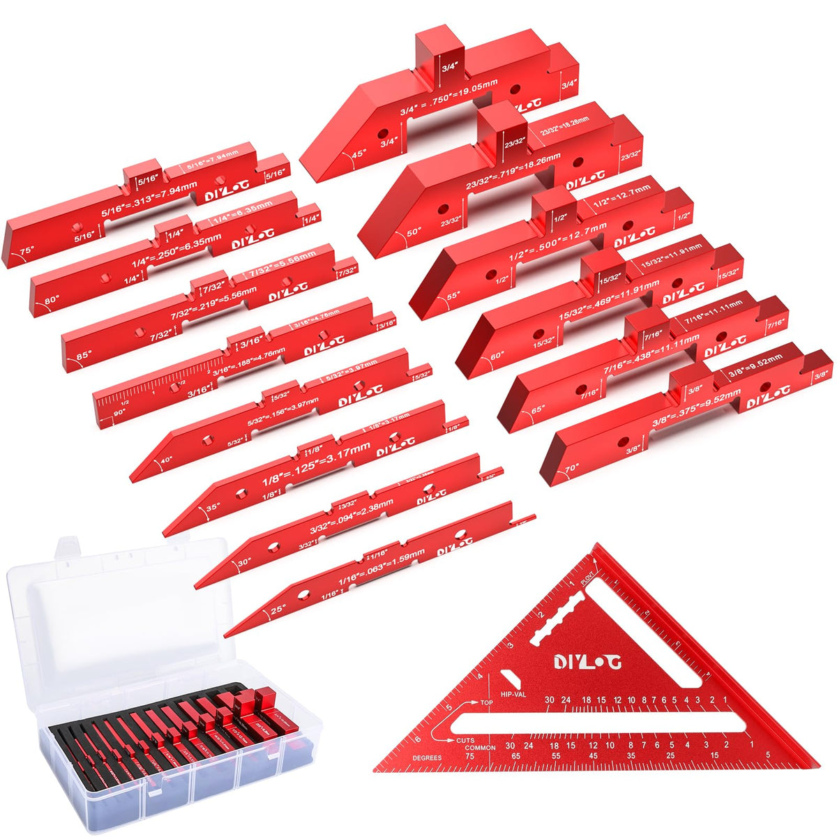 Diylog router table setup bars provide precise spacing for routing tasks.