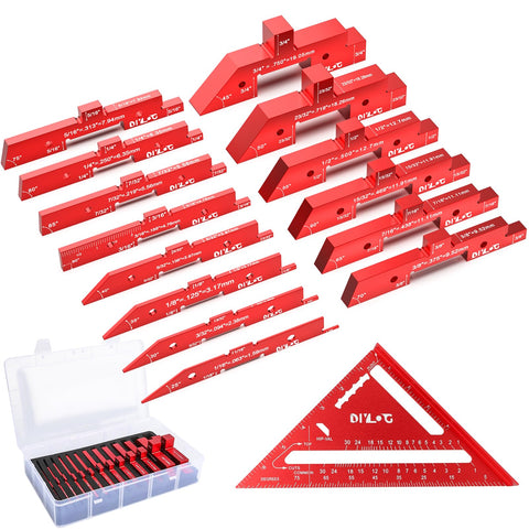 Diylog router table setup bars provide precise spacing for routing tasks.