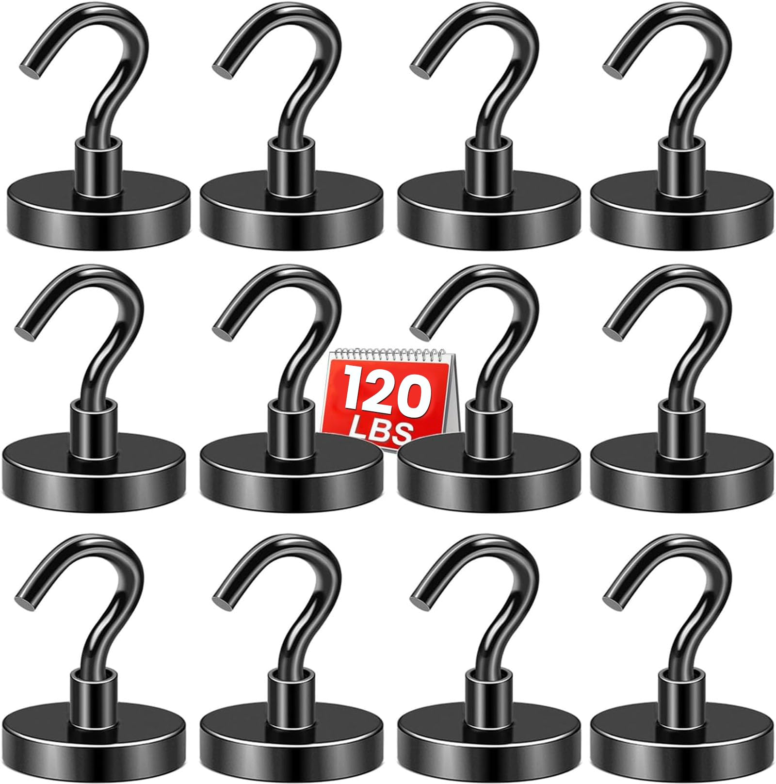 DIYMAG black magnetic hooks in a cruise cabin for secure storage