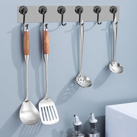 DIYMAG keeps coats, hats, and bags neatly mounted in hallway or closet.