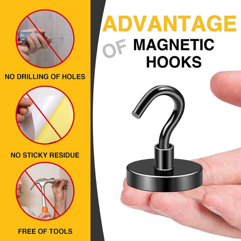 DIYMAG easy-install magnetic hook for office, garage, and more