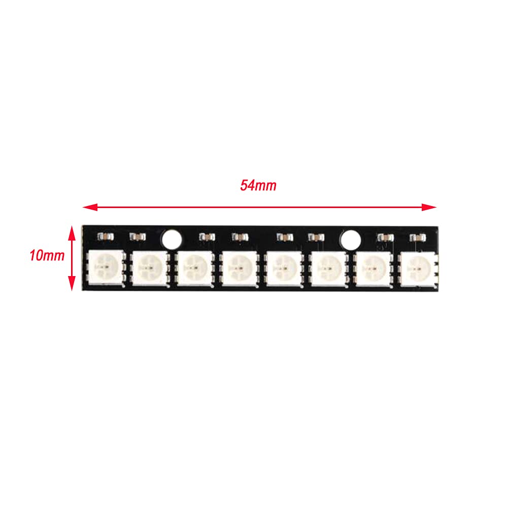 DIYmall WS2812B module side view showing compact design for easy mounting.