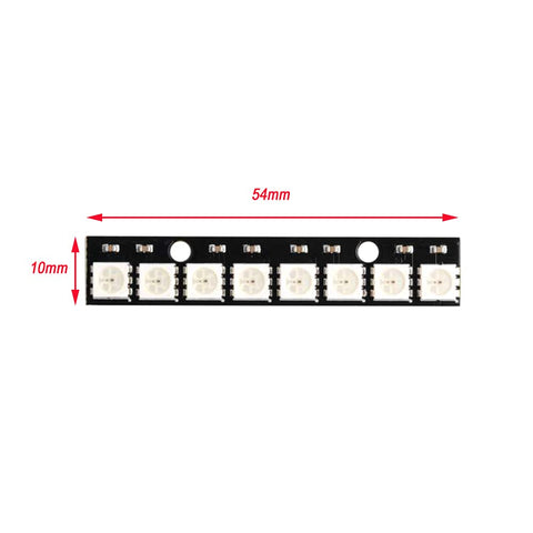 DIYmall WS2812B module side view showing compact design for easy mounting.