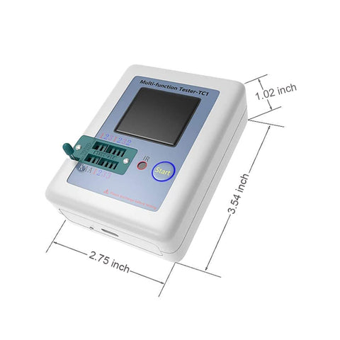 diymore LCR Meter battery compartment for on-the-go use