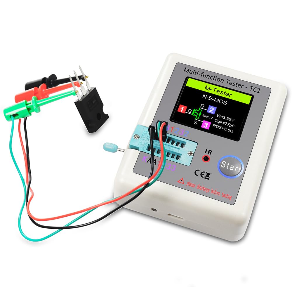 diymore LCR Meter IR decoder demonstrates remote signal decoding