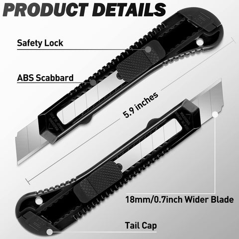 DIYSELF comfortable grip utility knife for steady handling