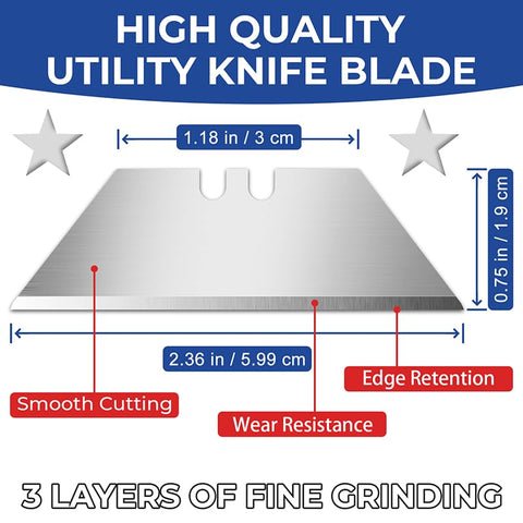 Dispenser storage with safe blade disposal features for DIYSELF blades