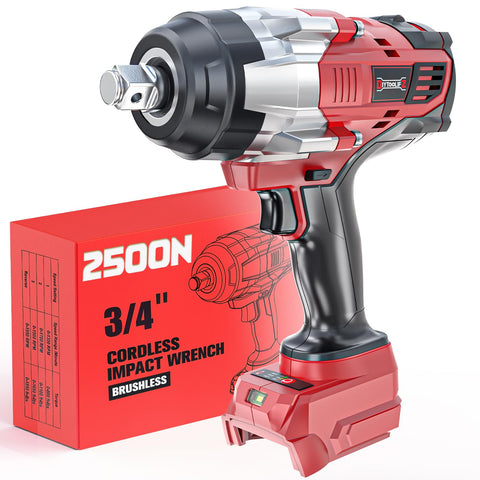 DIYtoolifz 3/4-inch cordless impact wrench milwaukee-compatible tightening bolts quickly for heavy-duty jobs.