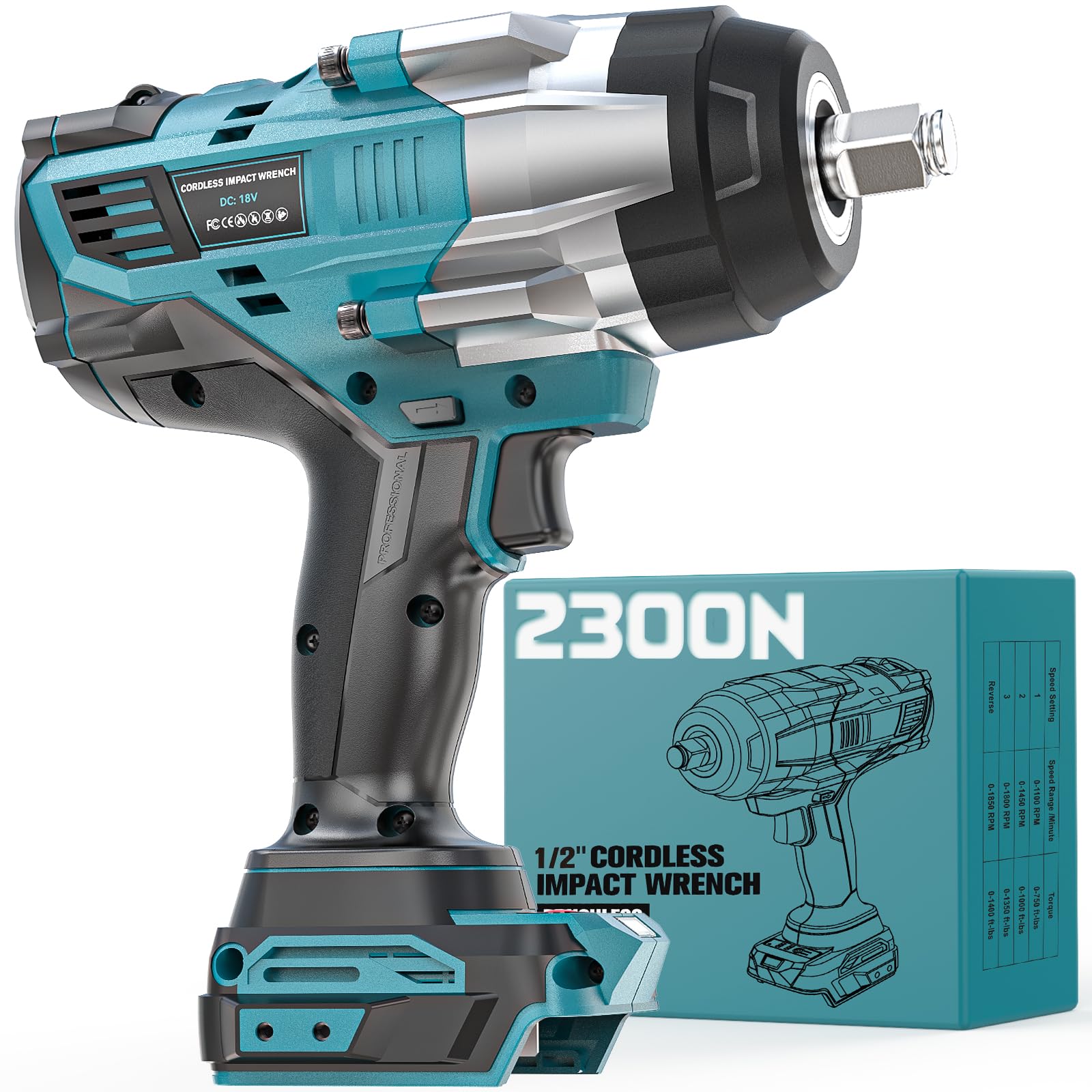 DIYtoolifz bare tool ships without batteries or sockets