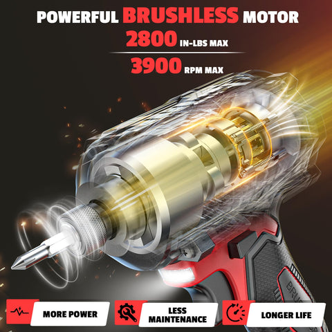 DIYtoolifz brushless motor close-up highlighting efficiency
