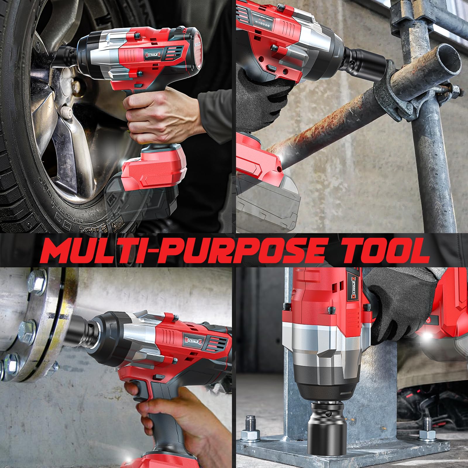 DIYtoolifz compact rugged design makes on-site transport and handling easier.