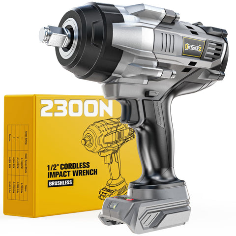 DIYtoolifz cordless impact wrench 1700 ft-lbs torque for stubborn bolts.