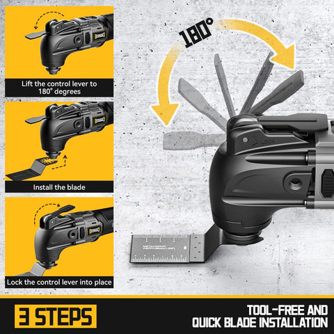 DIYtoolifz six-speed brushless motor delivers efficient performance.