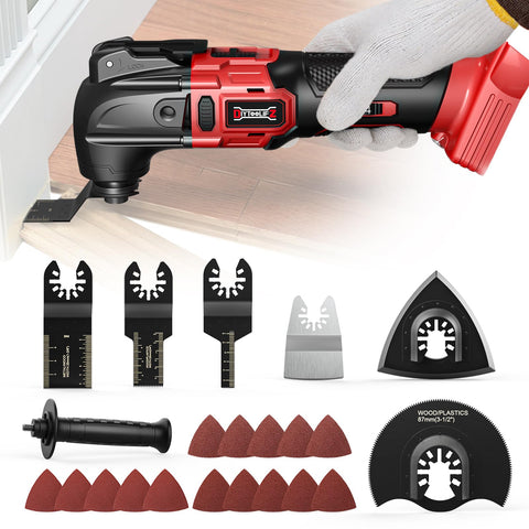 DIYtoolifz cordless oscillating tool bare tool for on site cutting and sanding