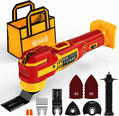 DIYtoolifz cordless oscillating tool with DeWalt 20V compatibility for cordless freedom