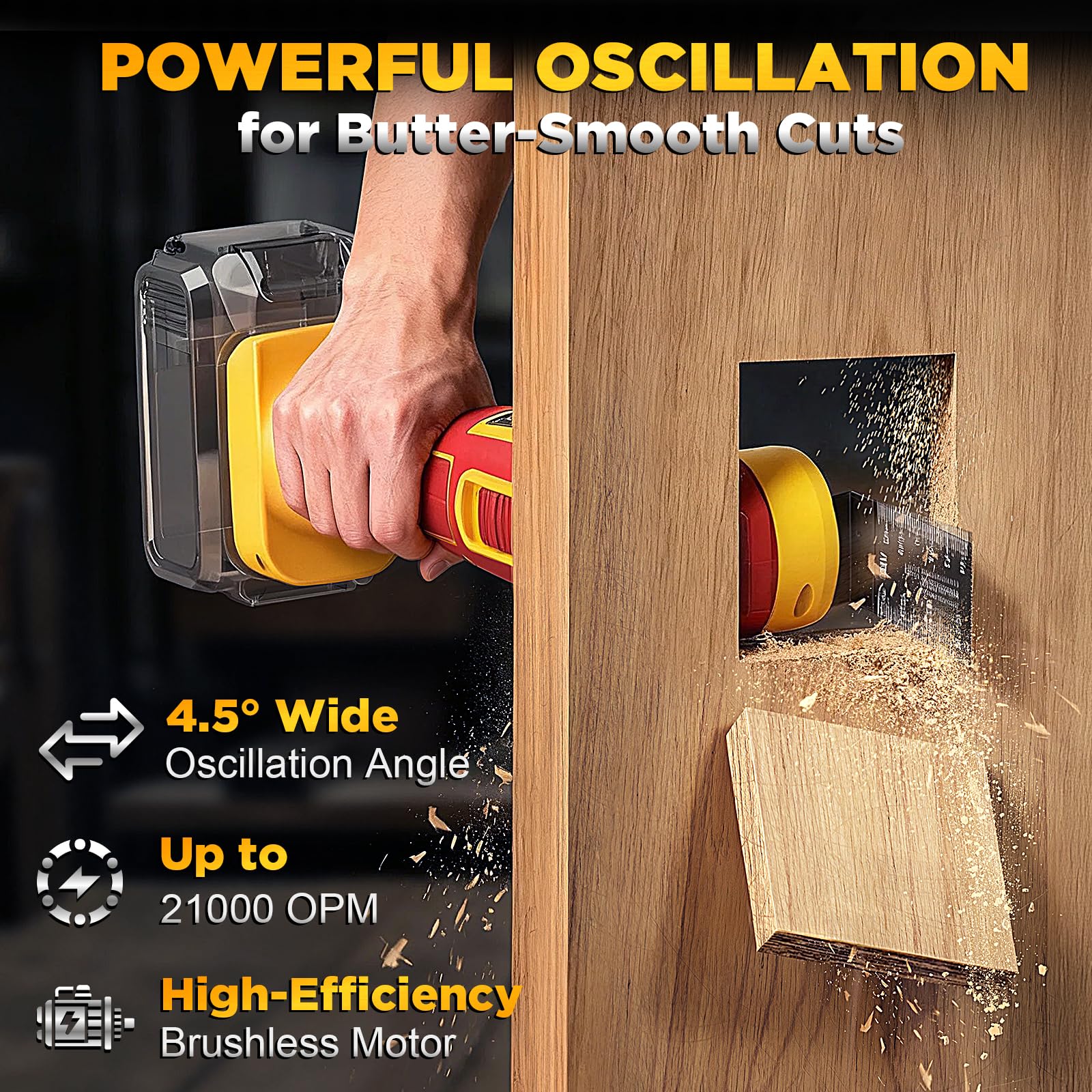 DIYtoolifz cordless oscillating tool side-battery layout enables flush cuts near edges