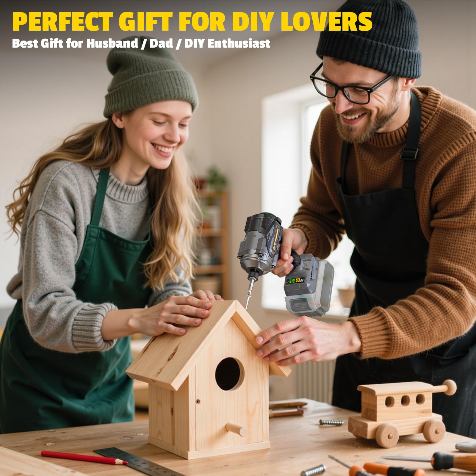 DIYtoolifz cordless tool with DeWalt 20V battery compatibility enables cordless flexibility
